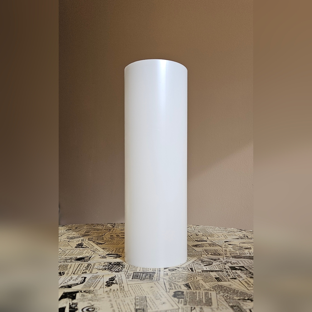 Vintage 12" Diffuser Antique Hanging Table Lamp Swag Light Retro 70's White